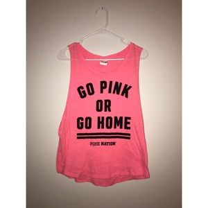 PINK muscle tee